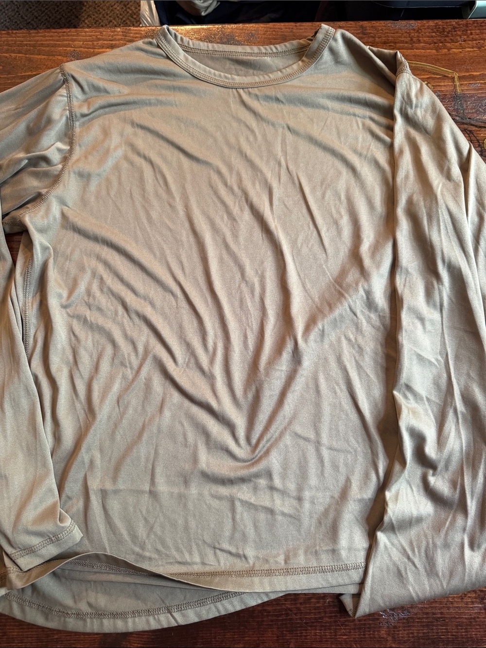 Rothco Long Sleeve Crew Neck Shirt in Tan